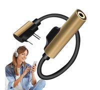 Adattatore USB C - Jack per cuffie di tipo C, cavo convertitore audio, adattatore per presa da 3,5 mm | Adattatore audio telefonico per la ricarica e l'ascolto, cavo USB C a AUX Compact per