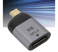 Adattatore USB-C maschio a DisplayPort, in metallo, di dimensioni mini, 4K/8K