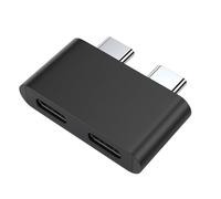 Adattatore USB C multifunzione per dock di ricarica portatile USB C con capacità di ricarica rapida Hub connettore USB C in alluminio