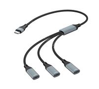 Adattatore USB C multiplo Hub Convertitore Cavo Collega Tastiera Mouse Storage Efficiente Sincronizzazione dei dati di alimentazione