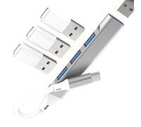 Adattatore USB C OTG 3.0 Hub Tipo C Porta Cavo MacBook per iPhone 17 16 15 Pro Max per iPad per Apple Compatibile con Samsung Galaxy Multiport Converter Docking Station Splitter Connettore