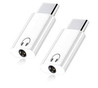 Adattatore USB C per cuffie a 3,5 mm, adattatore jack tipo C compatibile con 16 Pro Max Plus 15 Galaxy S24 S23 S20 Ultra S20+, iPad Pro 2021/2020/2018