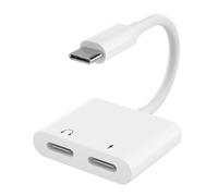 Adattatore USB-C per cuffie e caricabatterie