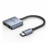 Adattatore USB-C per Jack 3.5mm Vention con Carica PD 60W
