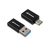 Adattatore USB-C Sharkoon OfficePal USB 3.2 Gen 1 Nero
