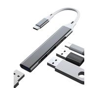 Adattatore USB C su cavo MacBook OTG 3.0 Stick Docking Station Port Distributore Spina Type C Dongle Multiport Laptop Compatibile con Samsung Galaxy per iPhone 17 16 15 Pro Max per Apple iPad
