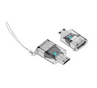 Adattatore USB C, testa convertitore portatile, connettore maschio a C femmina, robusta struttura in alluminio, ricarica e trasferimento dati del dispositivo, accessorio tecnologico compatto per