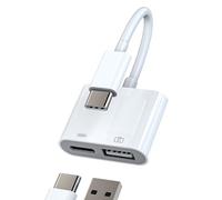 Adattatore USB C to USB Caricatore Type C Presa Cavetto per Apple iPhone15 Pro Max Macbook Air per iPad Compatibile con Samsung Alimentatore Caricabatterie Sdoppiatore Chiavetta Mouse Jack Accessori