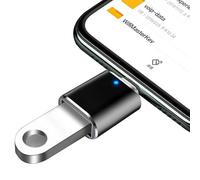 Adattatore USB C - Üsb-c a Uśb | Adattatore Uśb 3.0 maschio a Type-C femmina con luce respiratoria a LED, trasferimento dati da 5 Gbps per tastiera, mouse, unità USB e uso auto, alloggiamento in