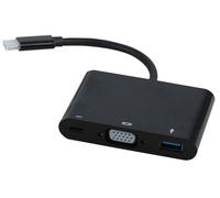 Adattatore, Usb-C - USB3.0 /VGA / Pd, Nero, Computer Prodotti Per pro Signal