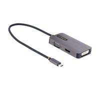 Adattatore USB-C verso HDMI VGA DVI StarTech 4K 60Hz Alluminio