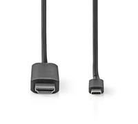 NDS 2 METRI Adattatore USB-C USB 3.2 Gen 1 USB-C Maschio Connettore HDMI 4K