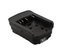 Adattatore USB con luce LED per Bosch 18V | per batteria per BAT618 per BAT622 BAT609 | Convertitore di uscita doppia USB accessorio per utensili elettrici, nero