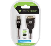 Adattatore USB con Porta a Serie Techly IDATA USB-SER-2T 45 cm