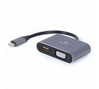 Adattatore USB con VGA/HDMI GEMBIRD A-USB3C-HDMIVGA-01