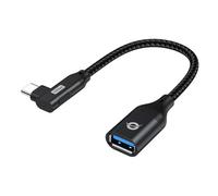 Conceptronic ABBY19B - Adattatore OTG USB-C ad angolo di 90° su USB-A, 10 Gbps, USB 3.2 Gen 2