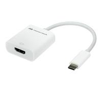 Adattatore USB, connettore USB-C > presa HDMI 4K bianco