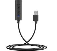 Adattatore USB - Convertitore da USB a Jack 3.5 Femmina, con Controllo del Volume e Funzione Mute, Ideale per Dispositivi Audio.