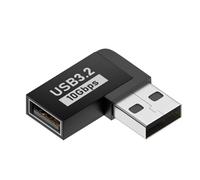 Adattatore USB da 90 Degrés, adattatore USB a gomito, adattatore USB 3.0 USB A Mâle Femelle - Connecteur D'extension USB, adattatore De Connecteur USB Pour Ordinateurs Portables, Téléphones, P