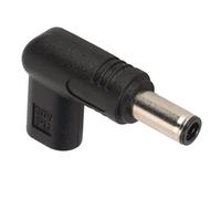 Adattatore USB da Tipo C Femmina a CC, 90° ad angolo retto 100 W PD USB C a 6,0 x 3,7 mm Adattatore di alimentazione CC professionale efficiente per laptop