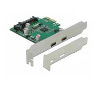 DELOCK 90493 - PCIe x1 > 2 USB 3.0 esterne tipo C.
