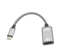 Adattatore USB di tipo C a DP 7.8in, cavo di conversione 8K USB C maschio a DP femmina, supporta 8K@60Hz , 4K@144Hz , 2K@240Hz per computer, telefoni cellulari, laptop, progetti video ad alta