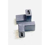 Adattatore USB di tipo C maschio a femmina a gomito a 90 gradi, connettore a U su e giù, USB 3.1 (USB C F/F)