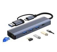 Adattatore USB Ethernet, Adattatore Ethernet Multifunzionale per Laptop Adattatore Cavo Ethernet, Adattatore Ethernet Multifunzionale per Laptop Compatibile