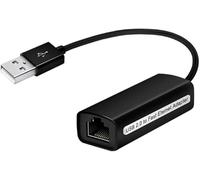 Adattatore USB Ethernet scheda di rete esterna USB 2.0 a RJ45 LAN Ethernet adattatore a 10/100 Mbps per laptop, Windows 10/7/98/ME/2000/XP/Vista32/64,MAC OS10.9,Android,Linux
