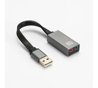 Adattatore USB / jack audio + scheda audio esterna compatibile con Windows/Mac/Chrome OS Linux, plug & play - Nouvo