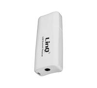 Adattatore audio Bluetooth USB / Jack 3,5 mm funzione vivavoce LinQ bianco
