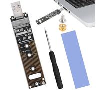 Adattatore USB M.2 NVMe NGFF SSD Con Trasmissione da 10 Gbps, USB 3.2 Gen 2 per M Key/B+M Key, Supporto UASP 2242 2260 2280
