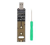 Adattatore USB M.2To portatile con funzionalità Hot Swap, chip bridge ad alta velocità da 10 Gbps e facile installazione per giocatori e