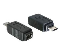 Delock Adattatore USB micro-B maschio a mini USB 5 pin femmina