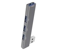 Adattatore USB multi-porta: accesso simultaneo ai dati, alloggiamento in alluminio robusto | adattatore USB multi-porta, indicatori LED, protezione da sovraccarico integrata, organizzazione ESP