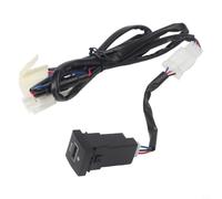 Adattatore USB per auto per golf MK5 MK6 2006-2012 per qc3.0 Fast Charger Port sostituzione nero (per QC 3.0)