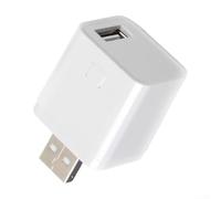 Adattatore USB per modulo di alimentazione a 3 bande con telecomando app, compatibile con voce per Alexa, pianificazione intelligente per l'automazione domestica, bianco (1 gang)
