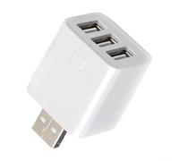 Adattatore USB per modulo di alimentazione a 3 bande con telecomando app, compatibile con voce per Alexa, pianificazione intelligente per l'automazione domestica, bianco (3 gang)