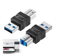 Adattatore USB per stampante | Adattatore di estensione dati da USB a B 3.0, convertitore plug and play ad alta velocità per laptop, tablet, docking station host computer