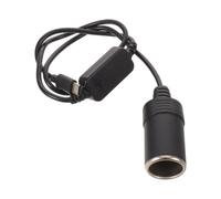 Adattatore USB Presa Accendisigari Auto 12v 36w Nero | Plug And Play, Connessione Stabile, Compatto per Viaggio, Cavo PVC e Rame, per Veicolo