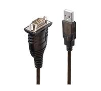 Adattatore USB seriale Lindy 43413 grigio 1,5 m USB A RS-232 maschio