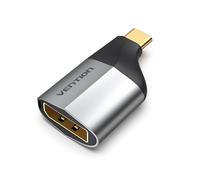 Adattatore USB tipo C a DisplayPort Vention 4K 60Hz ABS alluminio nero/grigio