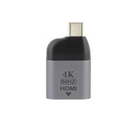 Adattatore USB Tipo C - T'nB - iClick - HDMI 4K Ultra HD - Argento - Compatto