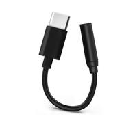 Adattatore USB Tipo-C verso Jack 3.5 mm Cavo Audi Femmina Compatto - Nero