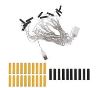 Adattatore USB Triple-a Batteria con Ingresso 5V per 3, per dieci, G | Due celle di uscita nere per 3 V, celle sostitutive gialle conduttive, meno modifiche per compartimenti compatibili