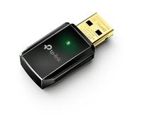 ADATTATORE USB WI-FI TP-LINK ARCHER T2U WLAN STICK, Velocità di trasferimento 433 kbit/s, Sistema operativo compatibile con USB, Dispositivi compatibili 64-bit WEP,128-bit WEP,802.1x RADIUS,WPA,WPA2,W