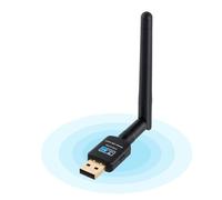 Adattatore USB WiFi,Chiavetta WiFi 600Mbps,Adattatore WiFi Dual Band 2.4G/150mbps + 5G/433mbps) 802.11 N/g/b/a/AC con WPS Secure Tech per Windows 10/8.1/8/7/XP/Vista Mac OS