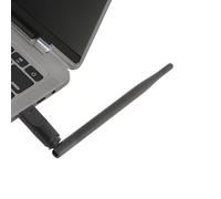 Adattatore USB WiFi per PC Desktop, 150Mbps Trasmissione Ad Alta velocità Antenna Ad Alto Guadagno Adattatore Wireless USB 2.0 Adattatore di Rete Wireless 7601 Girevole a Piccolo