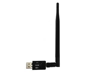 Adattatore USB WiFi Realtek RTL8192EU con Antenna 300 Mbps 2.4GHz 802.11b/g/n per PC Desktop e Laptop