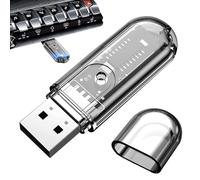 Adattatore USB wireless, paradiso musicale ininterrotto, 1 pezzo, ricevitore USB per auto Bluetōōth 5.3, adattatore wireless, maggiore efficienza, per famiglia, amici, casa